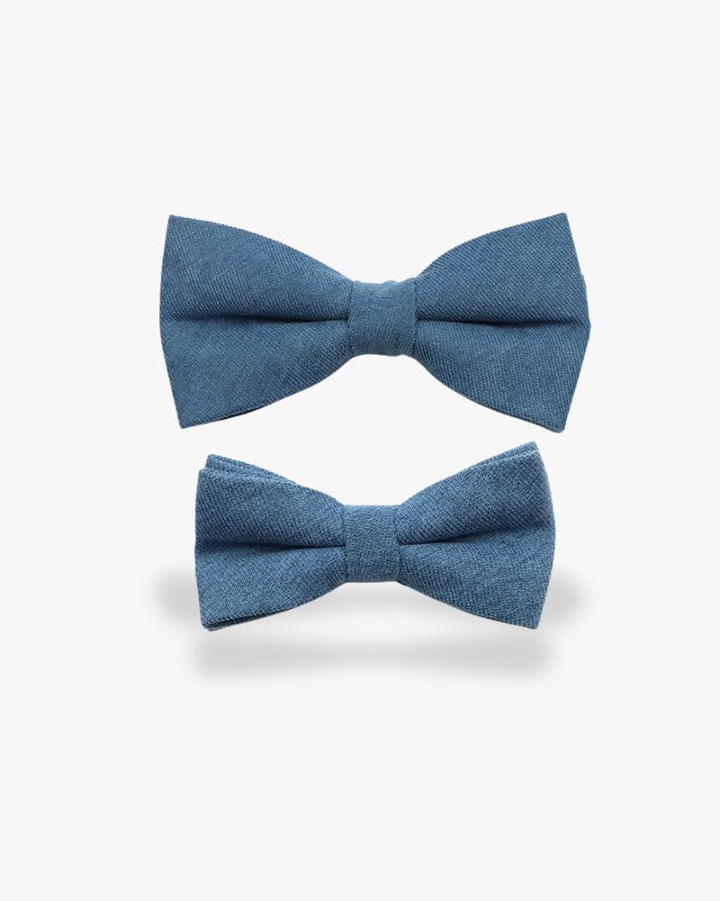 Noeud papillon père & fils | Bleu Bleu