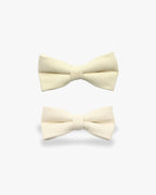 Noeud papillon père & fils | Crème Crème