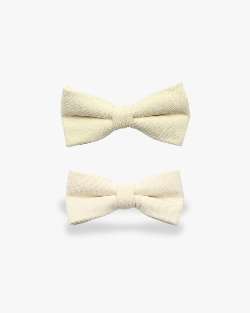 Noeud papillon père & fils | Crème Crème