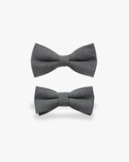 Noeud papillon père & fils | Gris foncé Gris