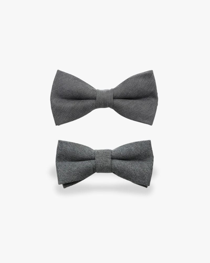 Noeud papillon père & fils | Gris foncé Gris