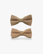 Noeud papillon père & fils | Marron Marron