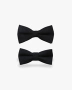 Noeud papillon père & fils | Noir Noir