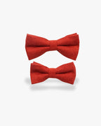 Noeud papillon père & fils | Rouge Rouge