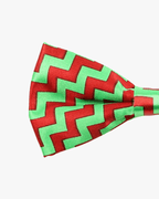 Noeud papillon noël | Papier cadeau Rouge | Vert