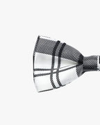 Noeud papillon | Rétro chic Blanc | Noir