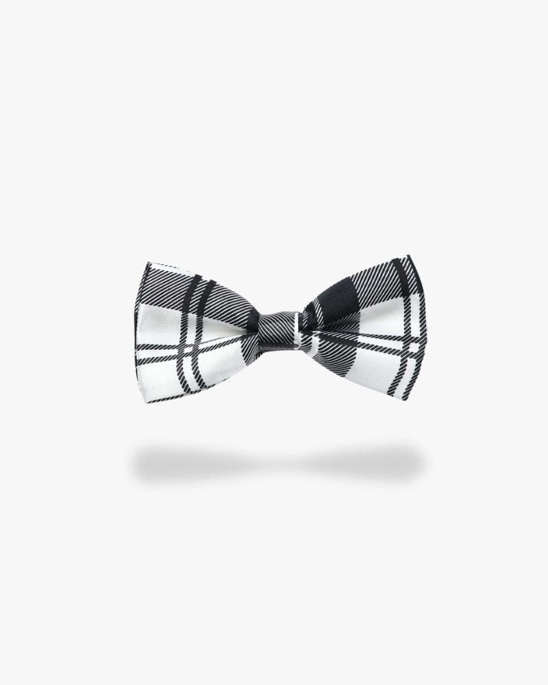 Noeud papillon | Rétro chic Blanc | Noir