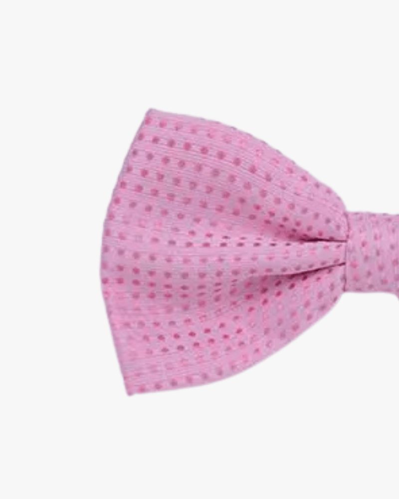 Noeud papillon à pois | Rose poudré Rose