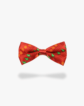Noeud papillon noël | Sapin & flocon Rouge