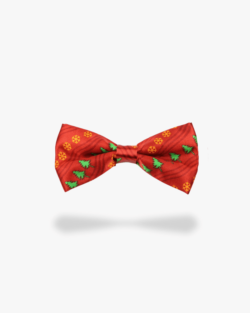 Noeud papillon noël | Sapin & flocon Rouge