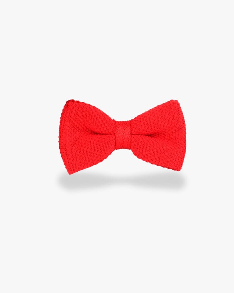 Noeud papillon tricot | Rouge Rouge