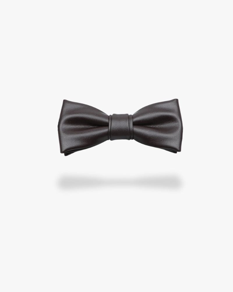 Noeud papillon en cuir | Classique Noir