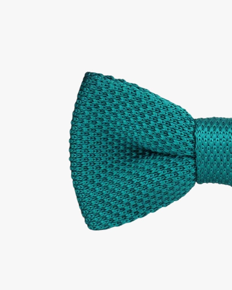 Noeud papillon tricot | Bleu canard Bleu canard