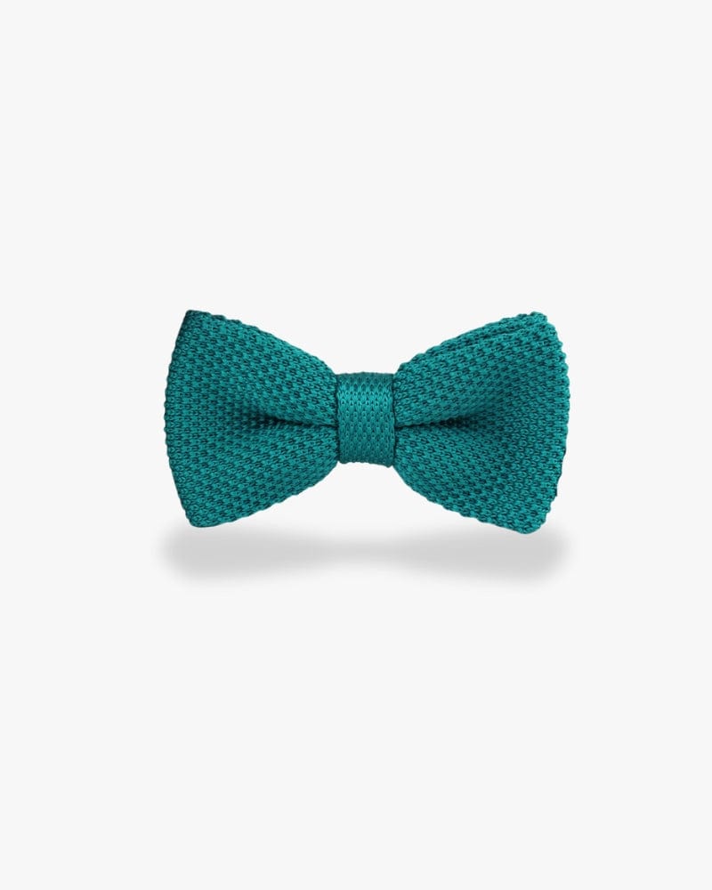 Noeud papillon tricot | Bleu canard Bleu canard