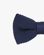 Noeud papillon tricot | Bleu marine Bleu