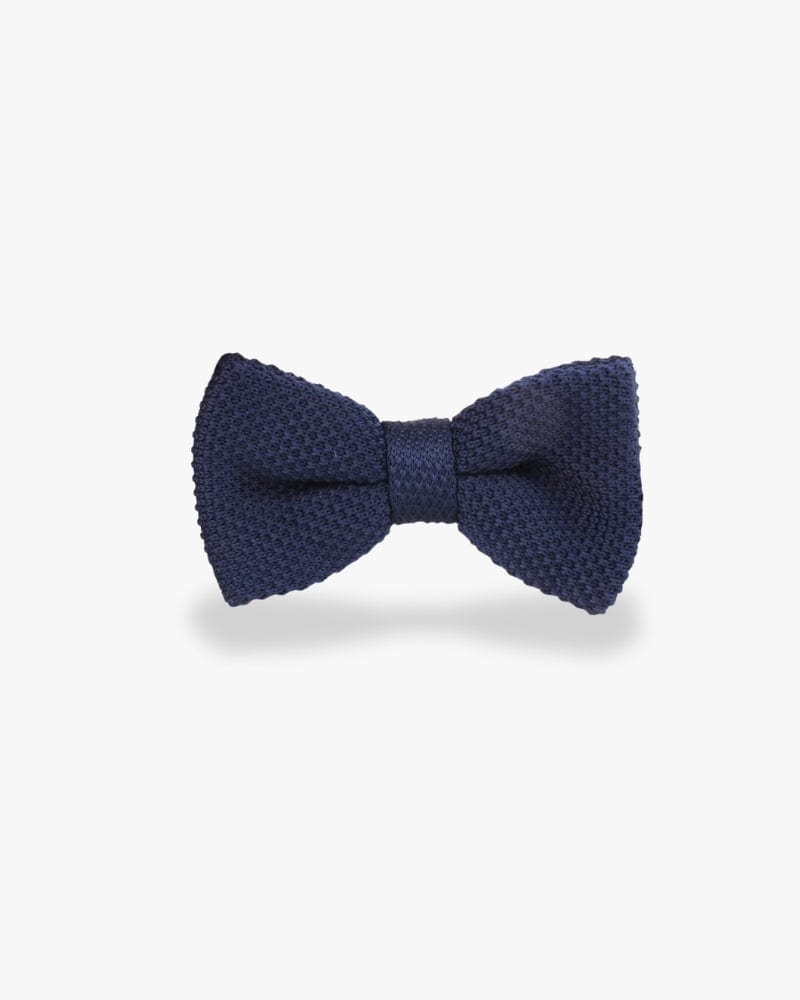 Noeud papillon tricot | Bleu marine Bleu