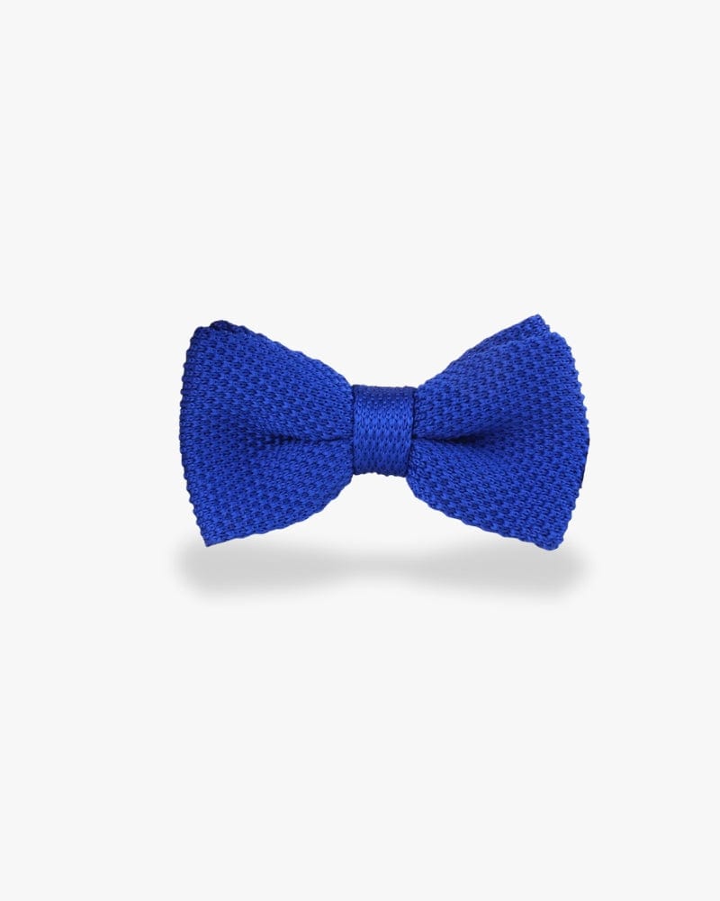 Noeud papillon tricot | Bleu roi Bleu