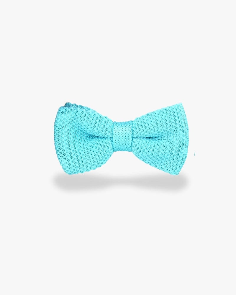 Noeud papillon tricot | Bleu turquoise Turquoise
