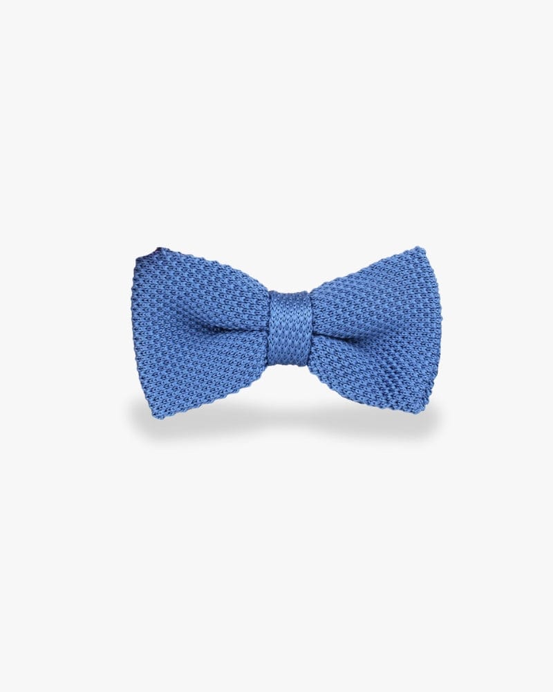 Noeud papillon tricot | Bleu Bleu
