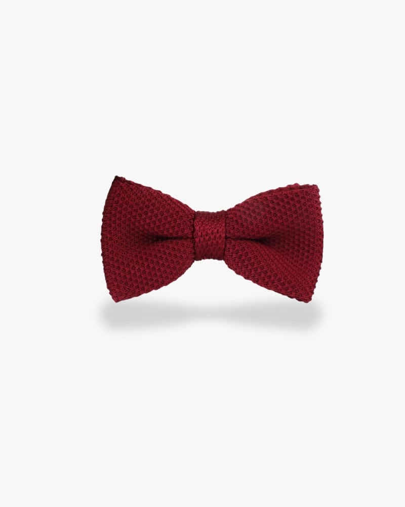 Noeud papillon tricot | Bordeaux Bordeaux