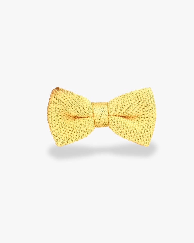Noeud papillon tricot | Doré Jaune
