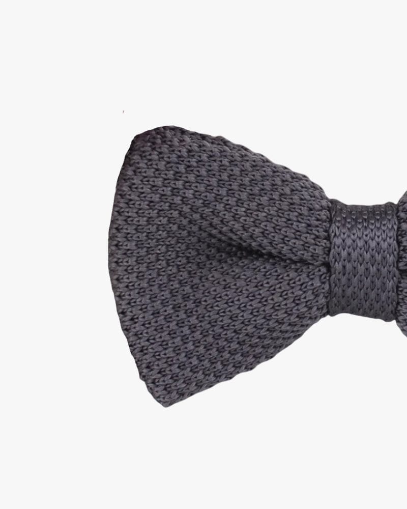Noeud papillon tricot | Gris foncé Gris
