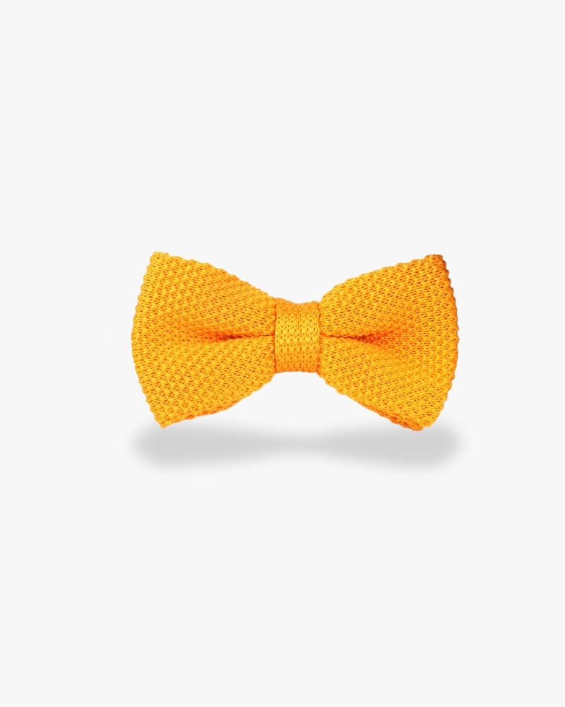 Noeud papillon tricot | Jaune moutarde Jaune