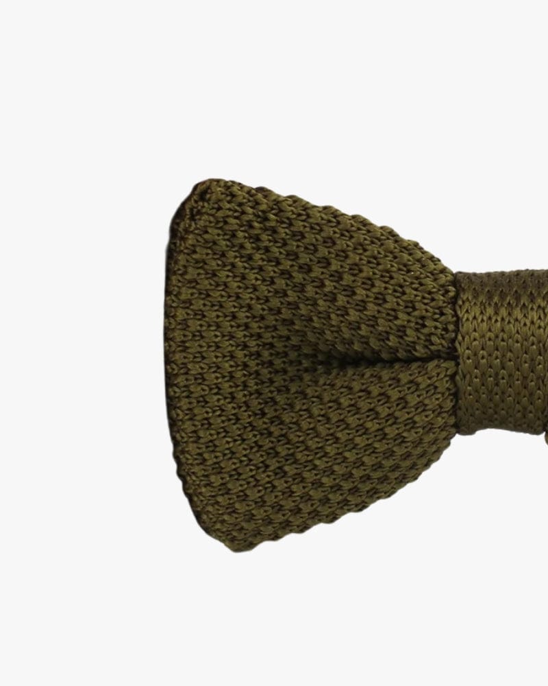 Noeud papillon tricot | Kaki Kaki