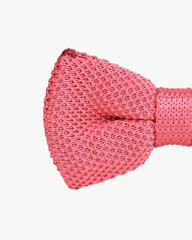 Noeud papillon tricot | Rose bonbon Rose