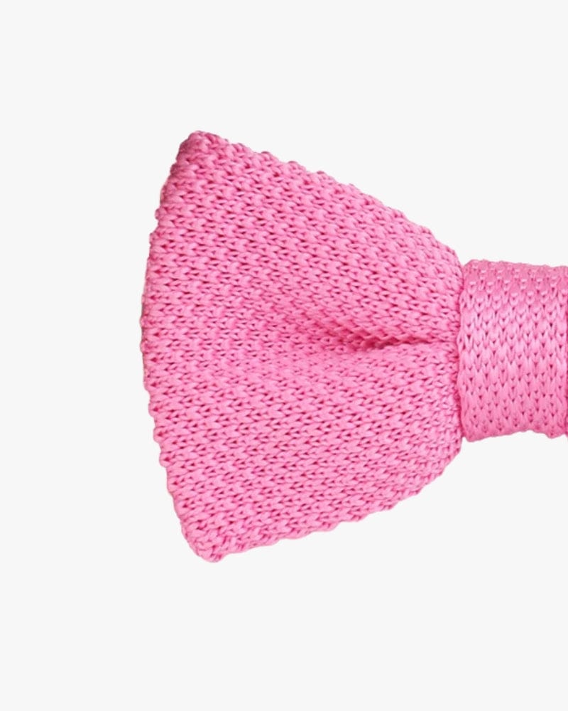 Noeud papillon tricot | Rose Rose