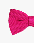 Noeud papillon tricot | Rose fushia Rose fushia