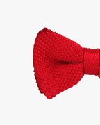 Noeud papillon tricot | Rouge intense Rouge