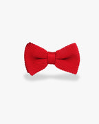Noeud papillon tricot | Rouge intense Rouge