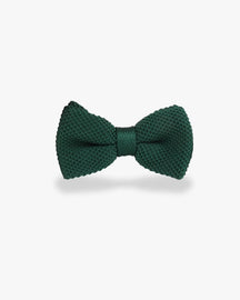 Noeud papillon tricot | Vert bouteille Vert
