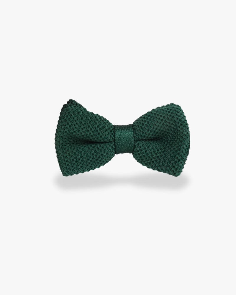 Noeud papillon tricot | Vert bouteille Vert