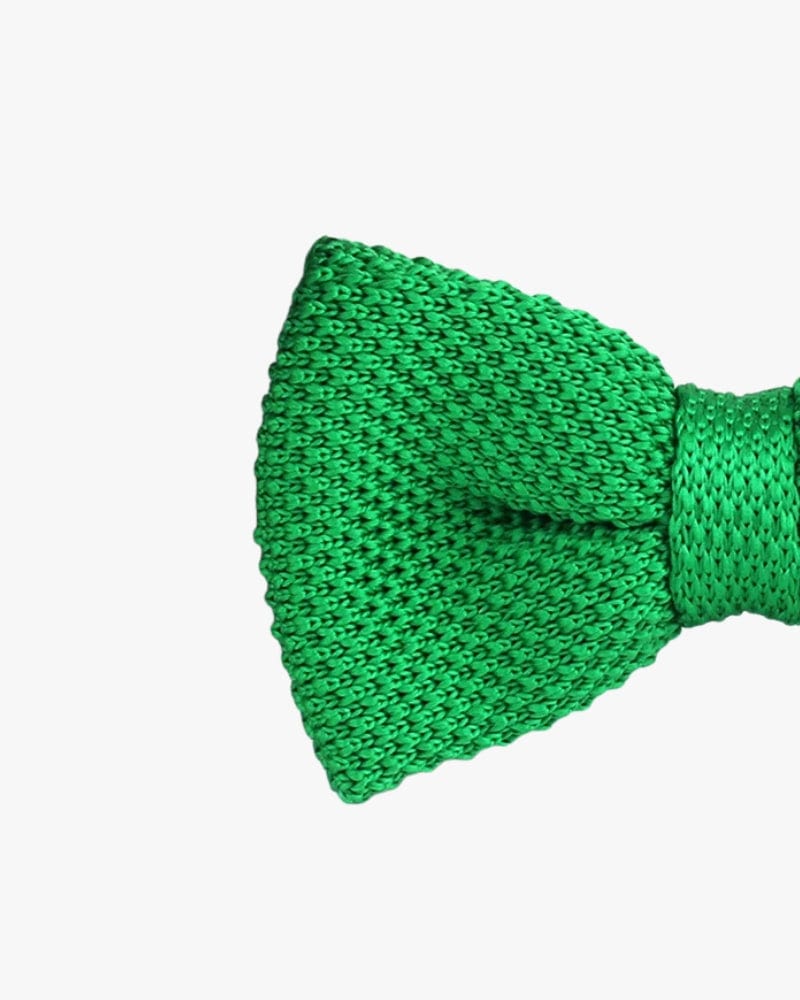 Noeud papillon tricot | Vert foncé Vert