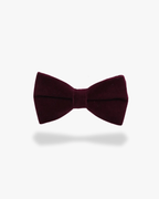 Noeud papillon velours | Bordeaux Bordeaux sombre