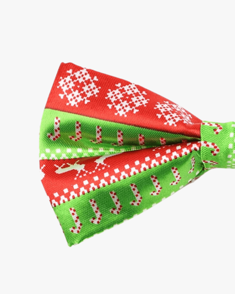 Noeud papillon noël | Vert & rouge Rouge | Vert