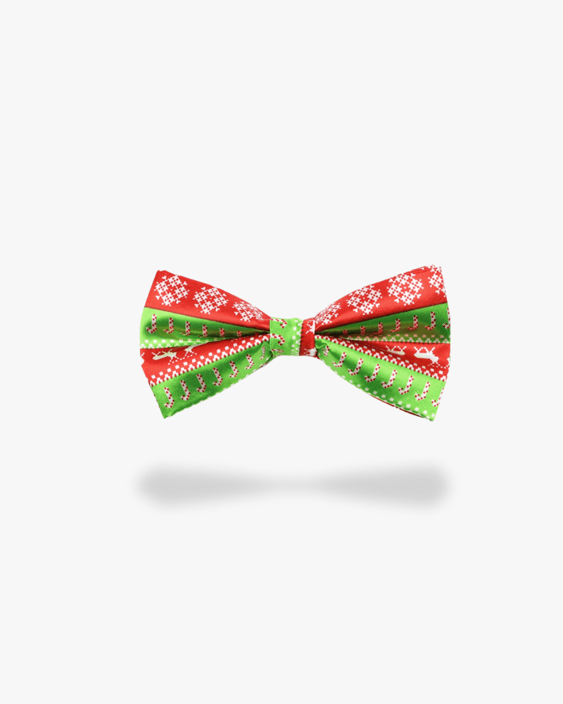 Noeud papillon noël | Vert & rouge Rouge | Vert